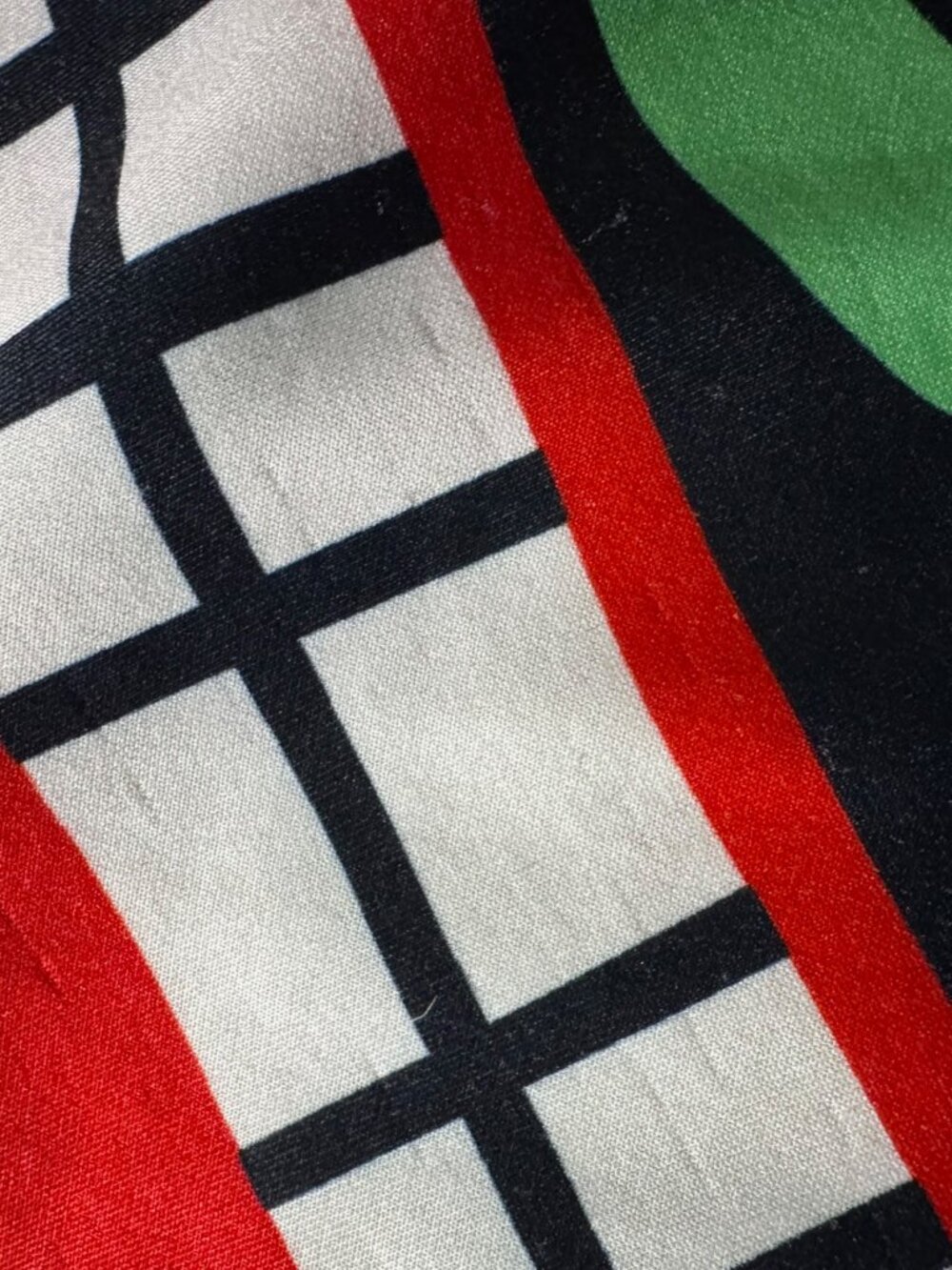 Mcqer Graphic Print Dress with Geometric Shapes and Bold Colours - Picture 4 of 5
